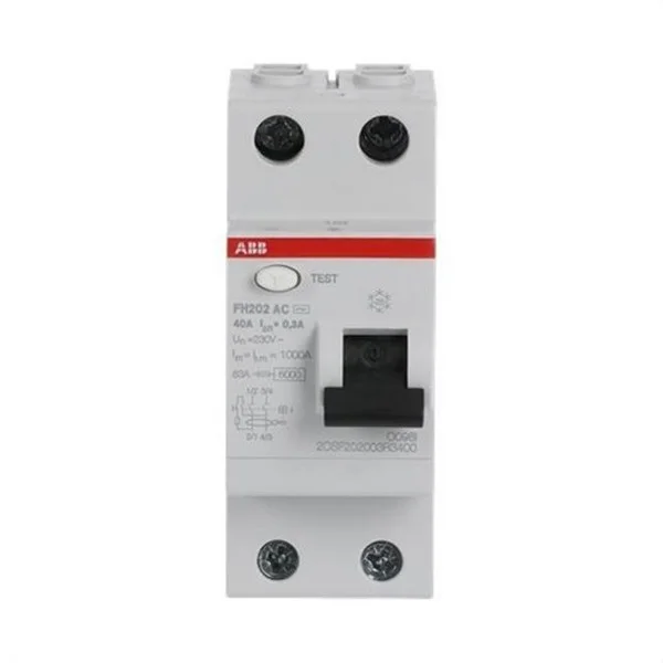 ABB - INTERRUPTOR DIFERENCIAL FH-202AC-40/0,3 2P 40A AC 300MA