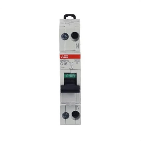 ABB - INTERRUPTOR AUT. MAGNETOTÈRMIC SN201L-C16 1P+N 16A C 4,5KA