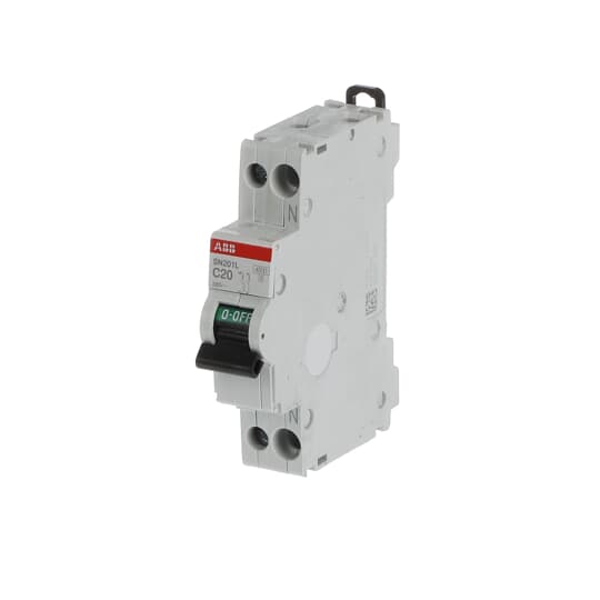 ABB - INTERRUPTOR AUT. MAGNETOTÉRMICO SN201L-C20 1P+N 20A C 4,5KA