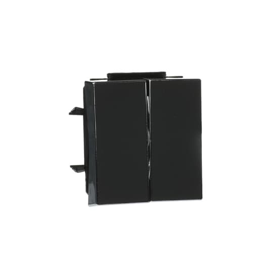 NIESSEN - SKY TECLA DOBLE INTERRUPTOR/COMMUTADOR NEGRE SOFT view 2