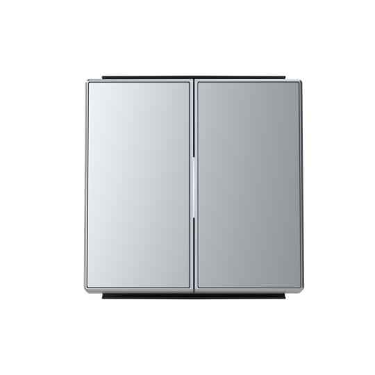 NIESSEN - SKY TECLA DOBLE INTERRUPTOR/COMMUTADOR PLATA view 2
