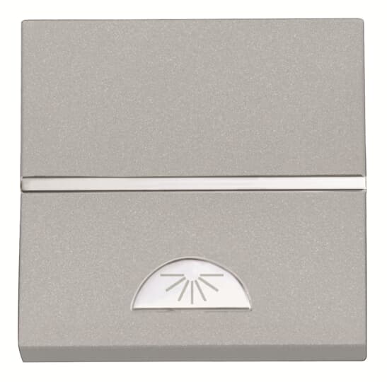 NIESSEN - ZENIT PULSADOR C/VISOR S/GRABAR 2M PLATA