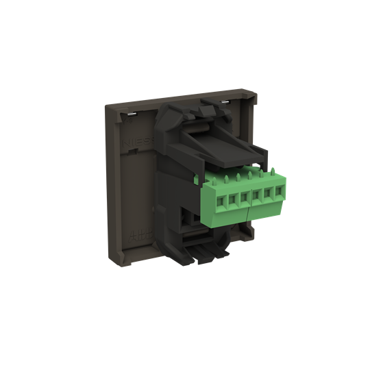 NIESSEN - ZENIT TOMA TELÉFONO 6 CONTACTOS 2M ANTRACITA