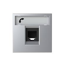 NIESSEN - ZENIT TOMA TELÉFONO 6 CONTACTOS 2M PLATA