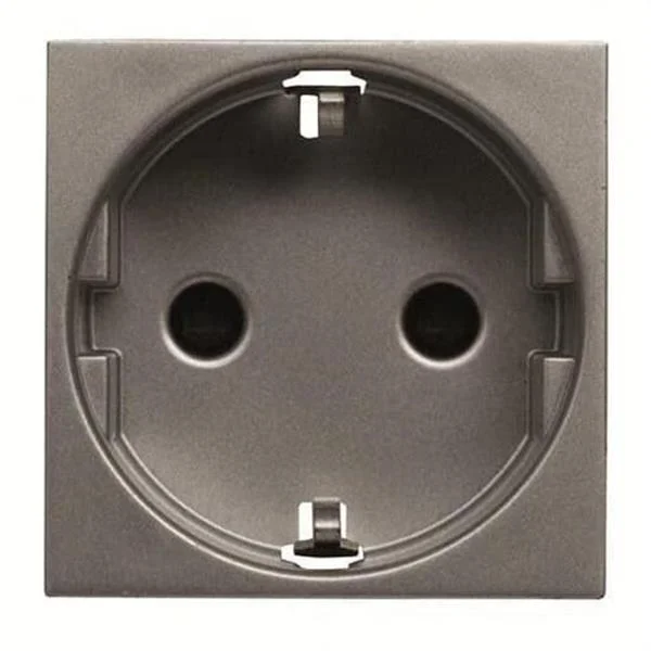 NIESSEN - ZENIT BASE ENCHUFE SCHUKO 2P+T ANTRACITA