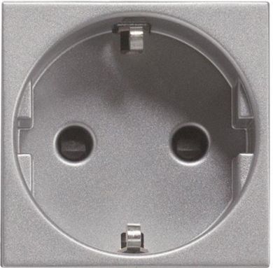 NIESSEN - ZENIT BASE ENDOLL SCHUKO 2P+T PLATA