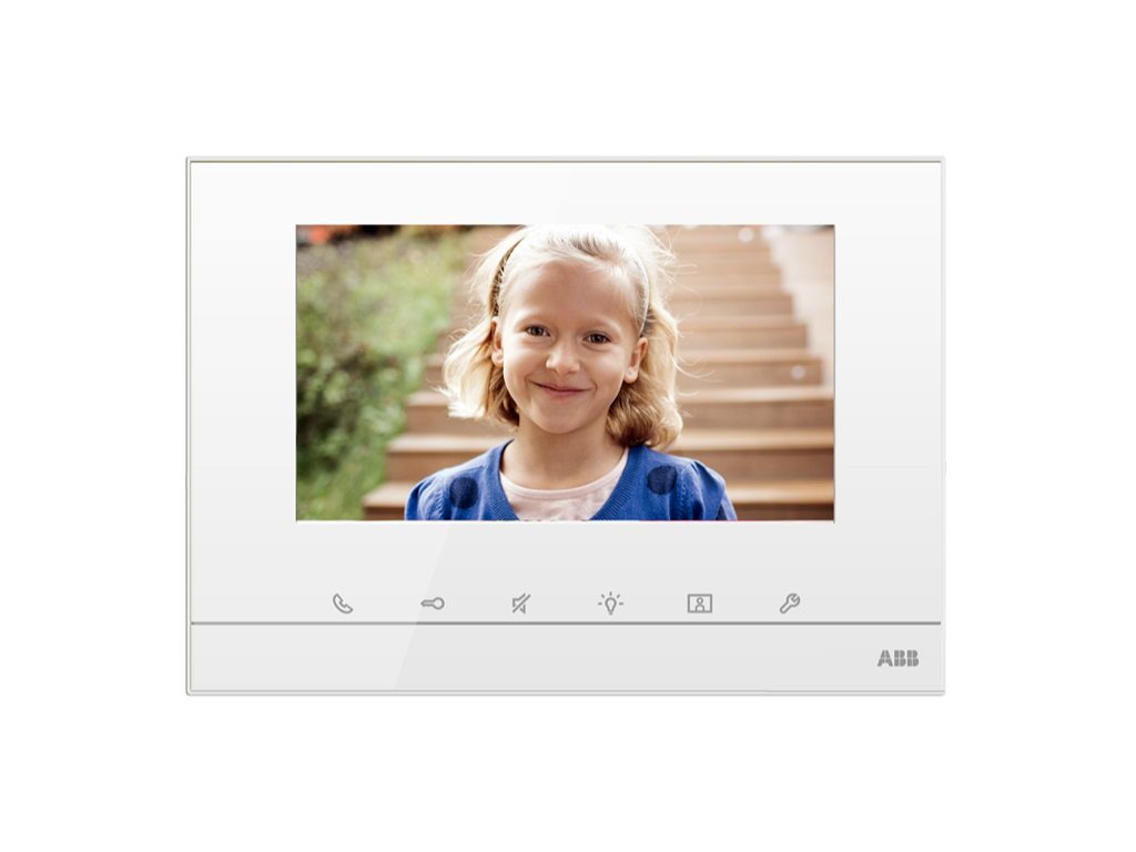 NIESSEN - WELCOME-M MONITOR COLOR 7" MANS LLIURES BLANC