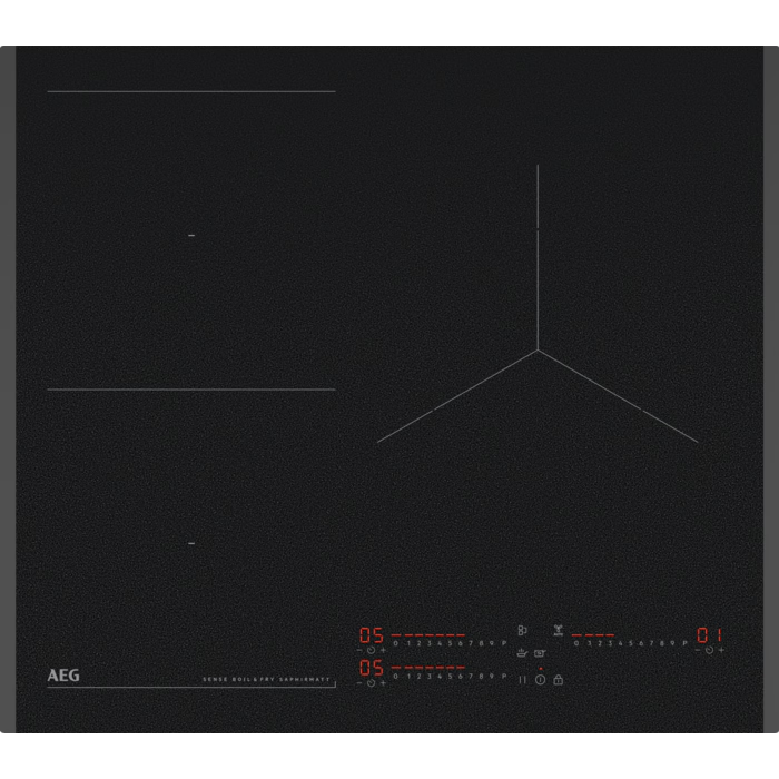 AEG - VITROCERAMICA INDUCCION SERIE 7000 SENSE 60 3 ZONAS