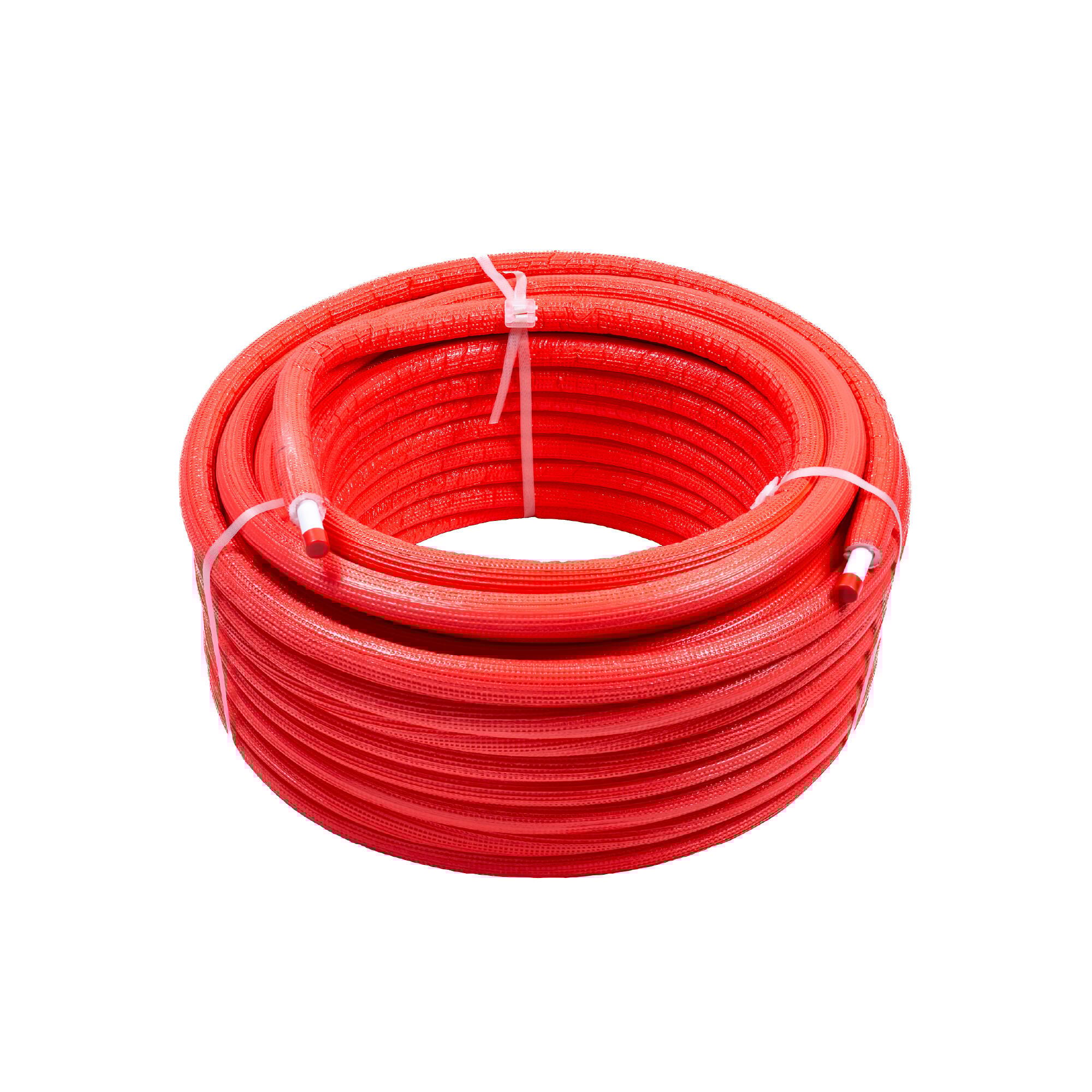ALB - MTS. TUBO ROLLO MULTICAPA PE-RT/AL/PE-RT AISLADO D-20X2,5 AL 0,40 ROJO (R-50MTS)