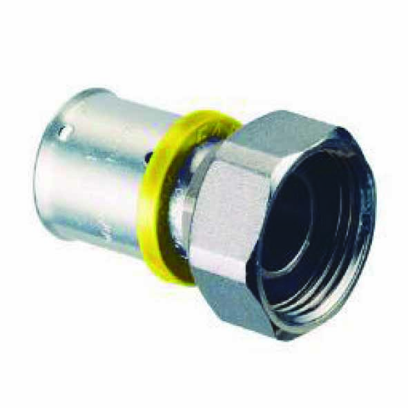 ALB - GAS PRESS MULTICAPA RACOR HEMBRA 2 PIEZAS D-16(2,0)X3/4"