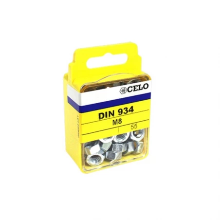 CELO - BLISTER FEMELLA HEXAGONAL M-10 DIN 934 ACER ZINCAT (10U)