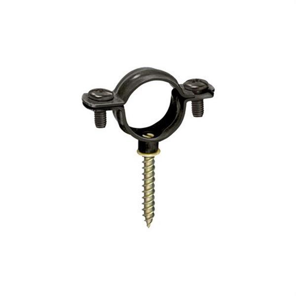 CELO - "GNK" ABRAÇADERA METAL. GAS D-12 M-6 ACER PLASTIFICAT NEGRE (C-100U)