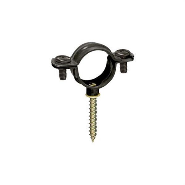 CELO - "GNK" ABRAÇADERA METAL. GAS D-28 M-6 ACER PLASTIFICAT NEGRE (C-50U)