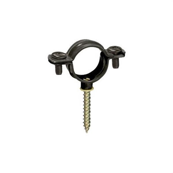 CELO - "GNK" ABRAÇADERA METAL. GAS D-35 M-6 ACER PLASTIFICAT NEGRE (C-50U)