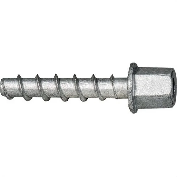 CELO - "BTS" ANCLAJE TORNILLO DIRECTO A HORMIGON 6X35MM MANGUITO M-6 ZINCADO-ALUMINIO (C-100U)