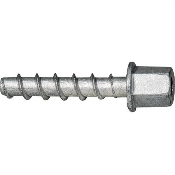 CELO ANCLAJE TORNILLO DIRECTO A HORMIGÓN 6X35MM CABEZA MANGUITO M8+M10 RECUBRIMIENTO CINCADO ALUMINI