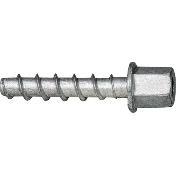 CELO - "BTS" ANCLAJE TORNILLO DIRECTO A HORMIGON 6X35MM MANGUITO M-8 ZINCADO-ALUMINIO (C-100U)