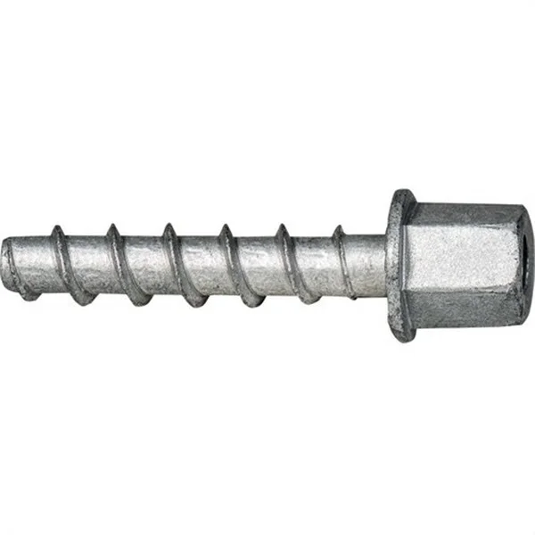 CELO - "BTS" ANCLAJE TORNILLO DIRECTO A HORMIGON 6X50MM MANGUITO M-8 ZINCADO-ALUMINIO (C-100U)