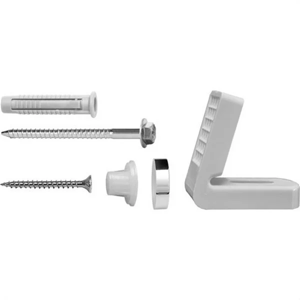 CELO - FIJACION INODORO HORIZONTAL C/ANGULAR PLASTICO (BOLSA 2U)