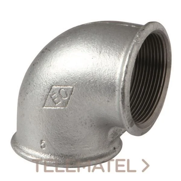 ATUSA - FIG. 90 COLZE 90° F-F 1/2" ACER NEGRE