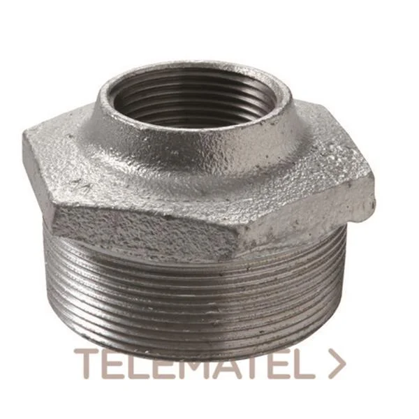 ATUSA - FIG. 241 REDUCCION HEXAGONAL M-H 1/2"-3/8" ACERO GALVA.