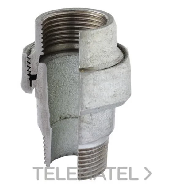 ATUSA - FIG. 341 ENLACE 3 PIEZAS M-H 1/2" ACERO GALVA.