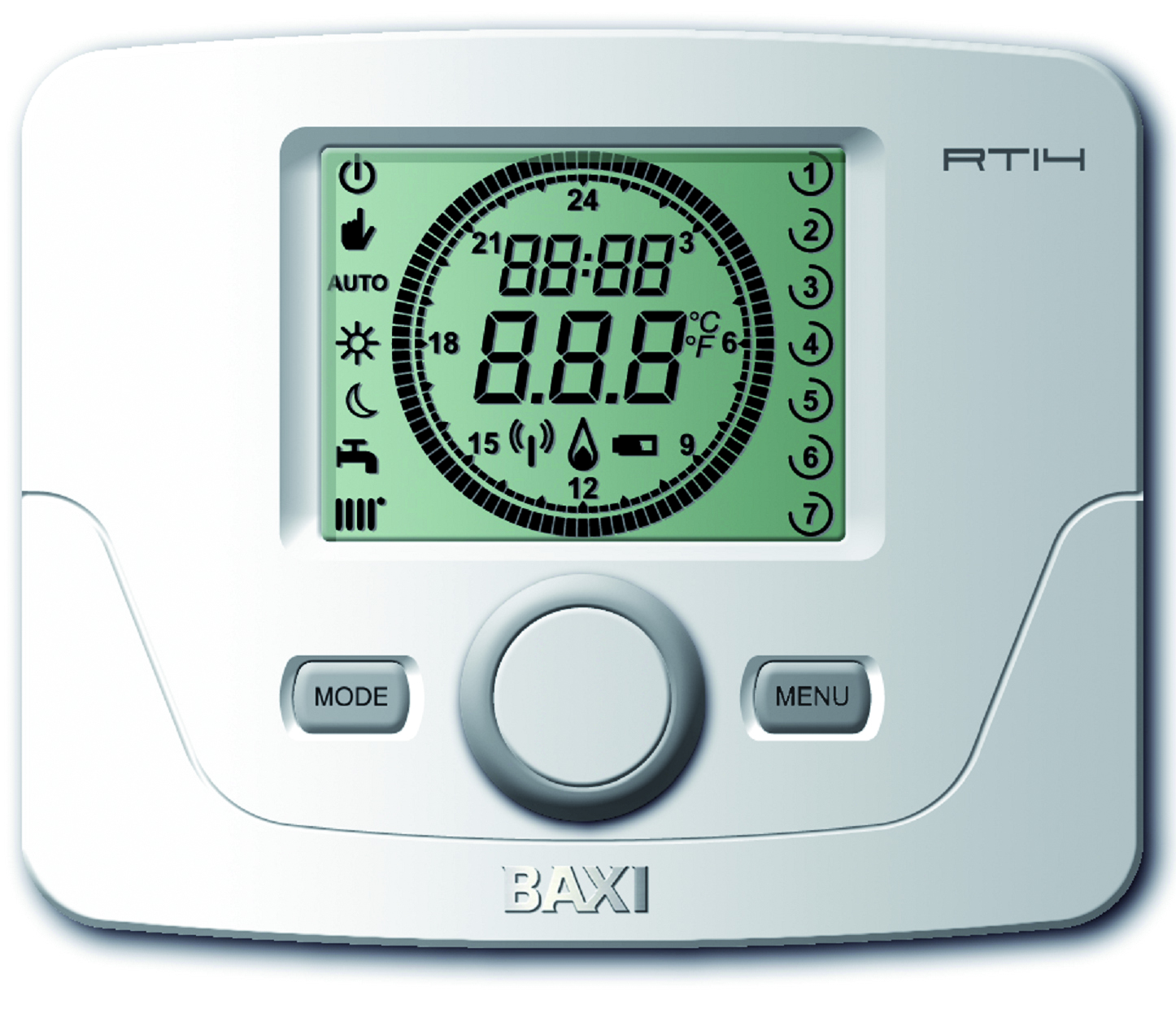 BAXI - TERMOSTATO MODULANTE PROGRAMABLE TCX 10C CON CABLES