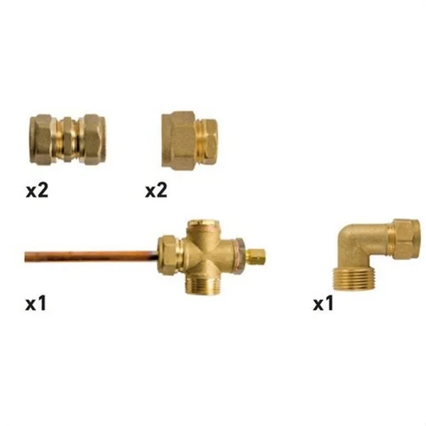 BAXI - KIT HIDRAULIC CH-MED 2 COL·LECTORS 22MM PER MEDITERRANEO 200/250