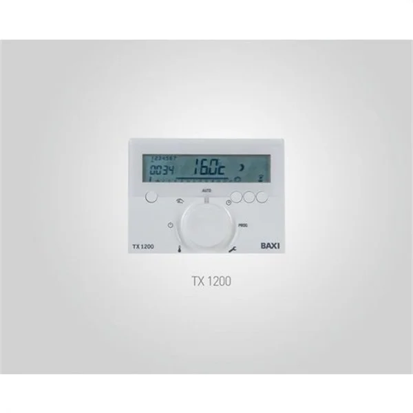 BAXI - TERMOSTATO AMBIENTE DIGITAL TX-1200 PROGRAMABLE A/CABLES
