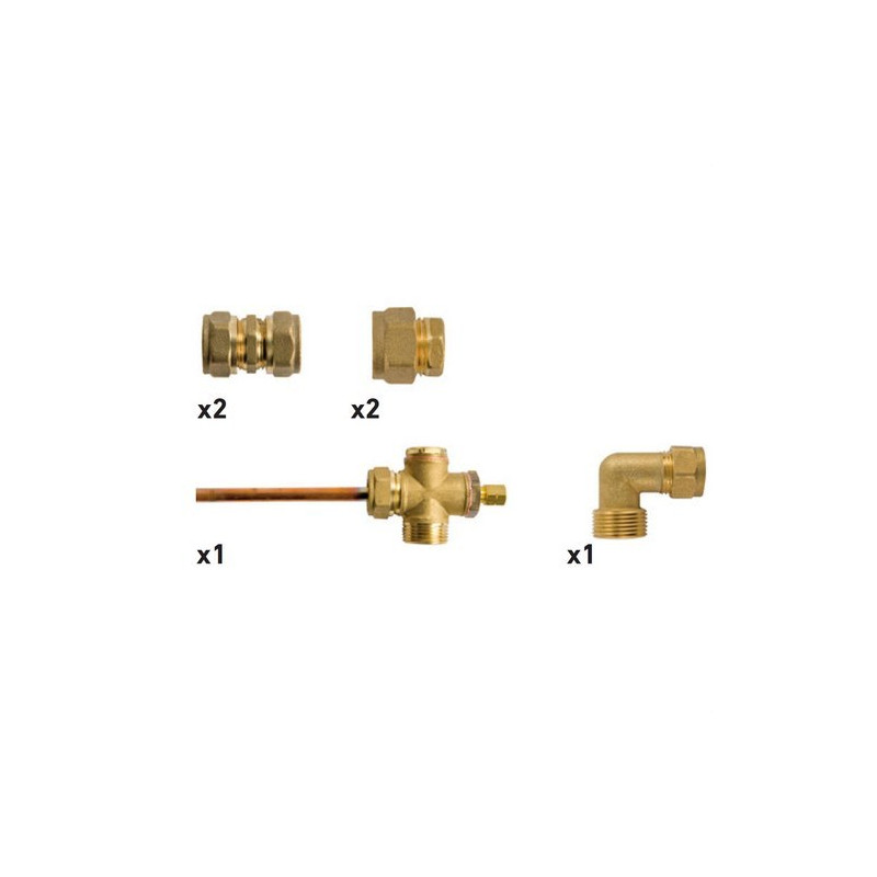 BAXI - ACOBLAMENT TIPUS CÒNIC DE COMPRESSIÓ (D-18MM-3/4"M) - 1 ACCESORI NECESSARI