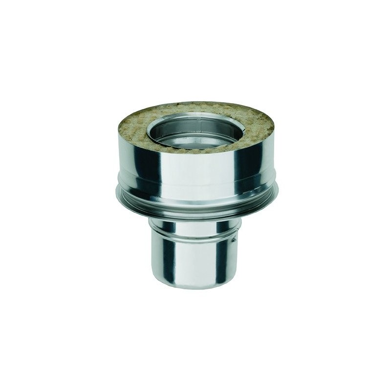 BOFILL - DP INOX-INOX AISI 304 ADAPTADOR SIMPLE A DOBLE PARED D-80