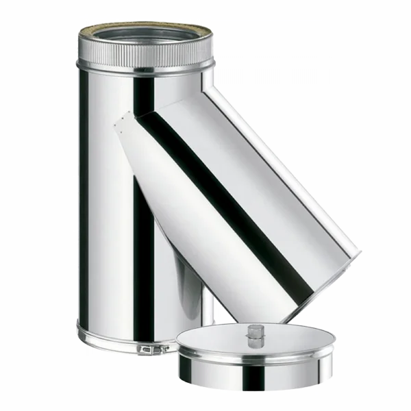BOFILL - DP INOX-INOX AISI 304/316L TE 45º AMB PURGA D-125