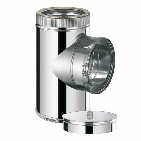 BOFILL - DP INOX-INOX AISI 304/316L TE 90º AMB PURGA D-125