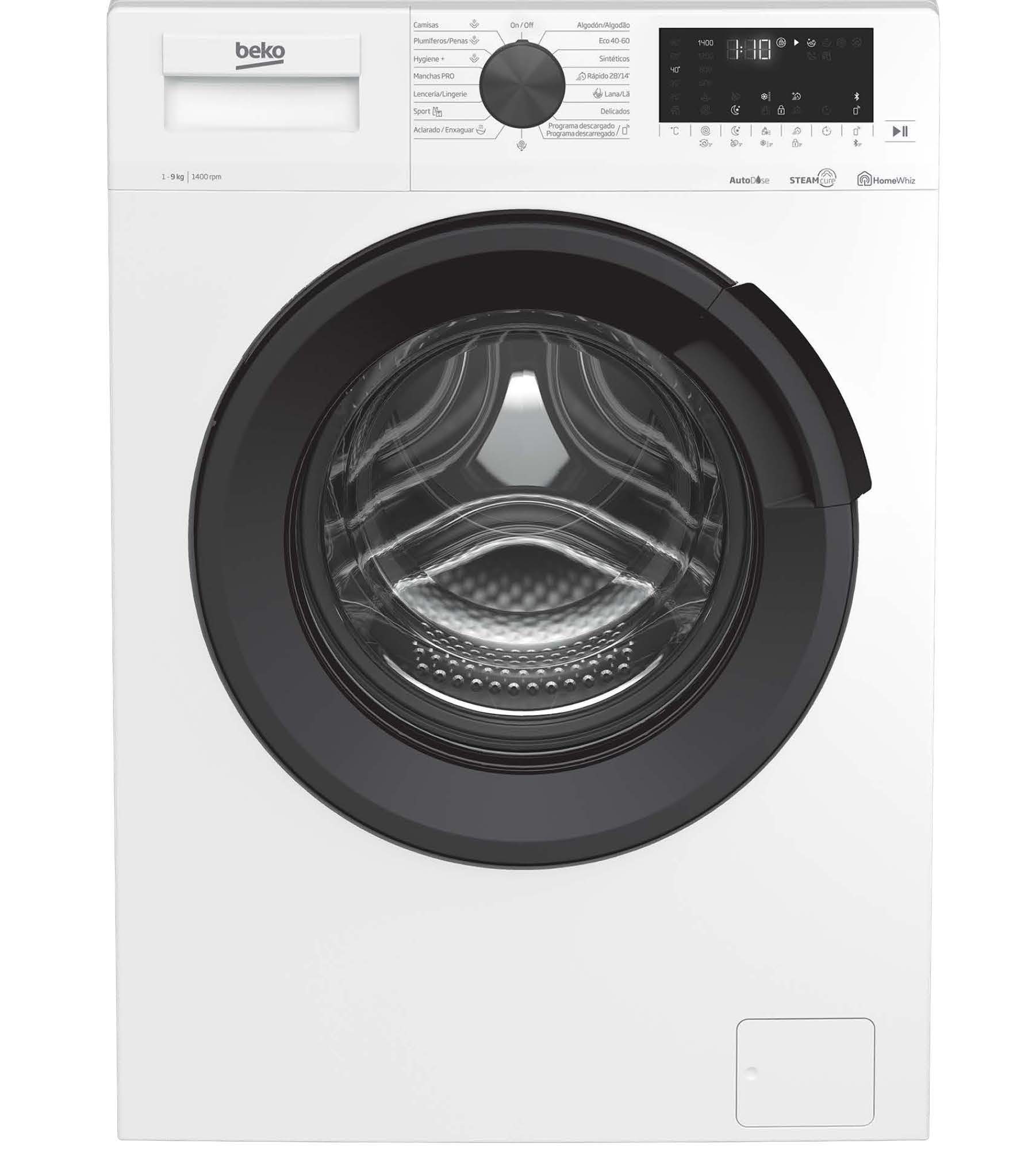 BEKO - LAVADORA 9KG 1400RPM BLANCO A