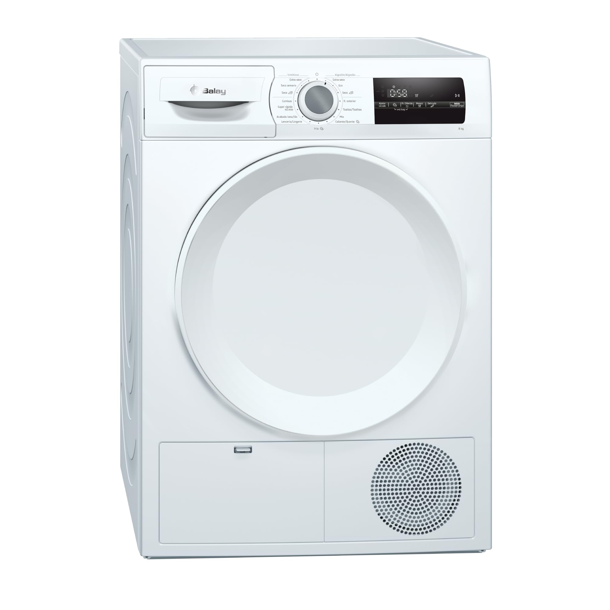BALAY - SECADORA BOMBA DE CALOR 8KG BLANCO