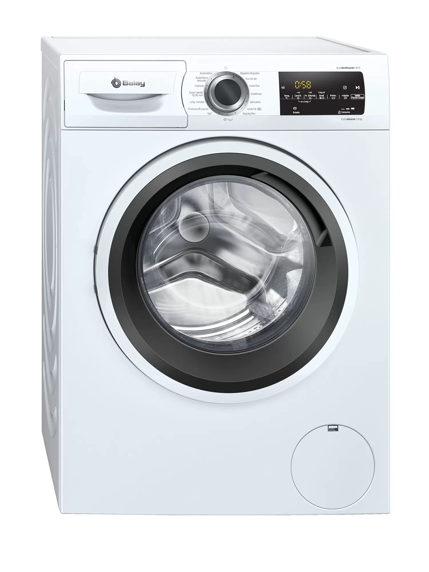 BALAY - LAVADORA 8KG 1200RPM AUTODOSIFICACIO  BLANCO