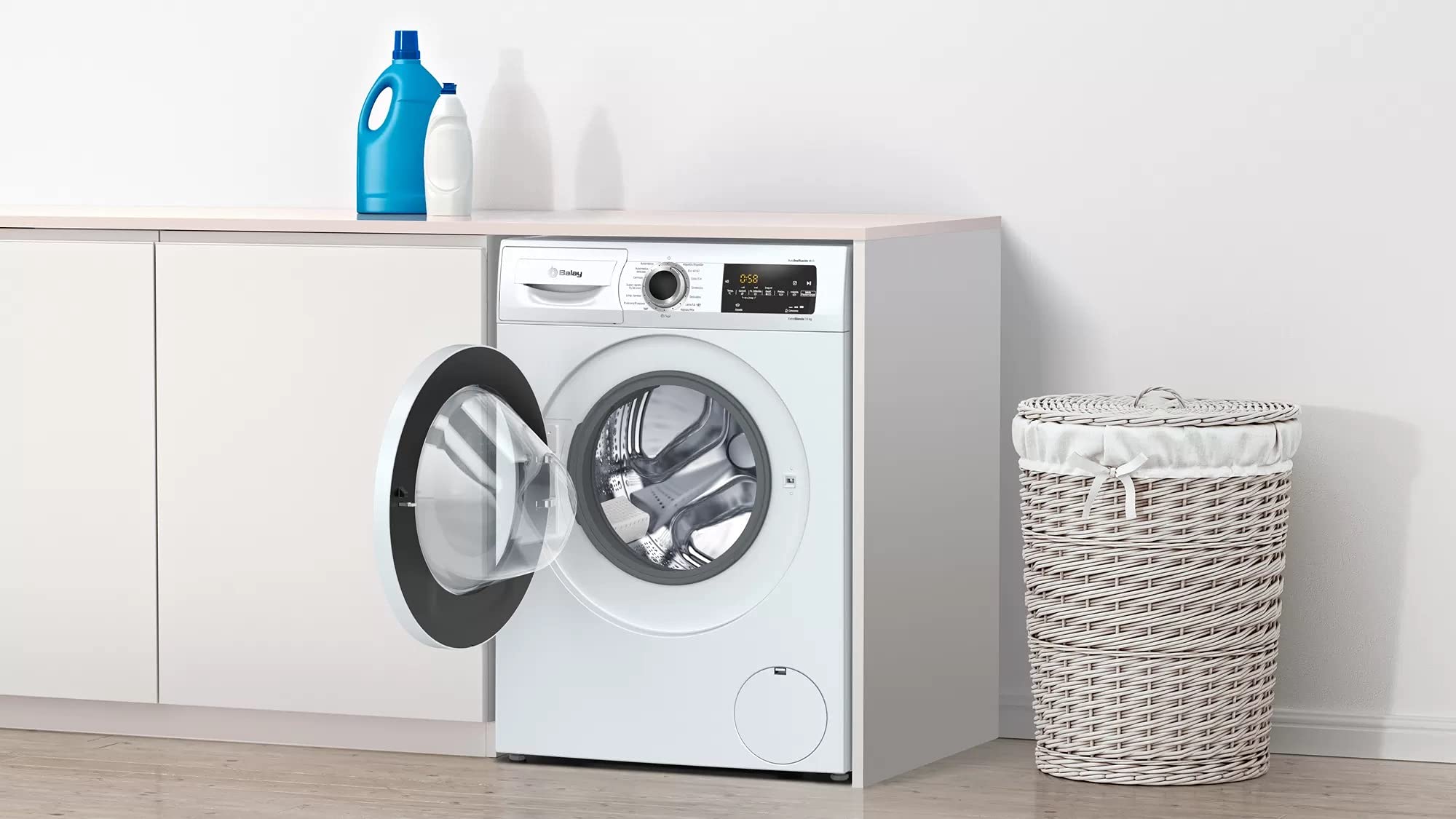 BALAY - RENTADORA 8KG 1200RPM AUTODOSIFICACIO BLANC view 4