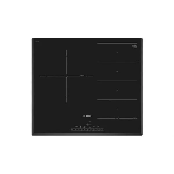 BOSCH -ENCIMERA INDUCCIÓ ENCASTRABLE 60CM 2 ZONES COLOR NEGRE/BISELADA DIRECT SELECT FLEX