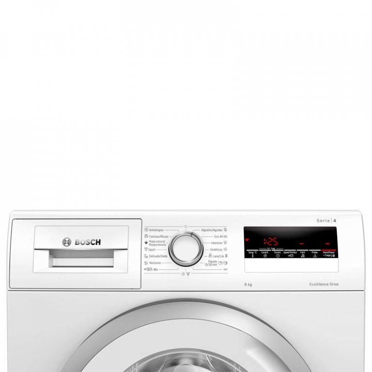 BOSCH - RENTADORA 8KG. 1200RPM BLANCA CLASSIFICACIÓ ENERGÈTICA C view 2
