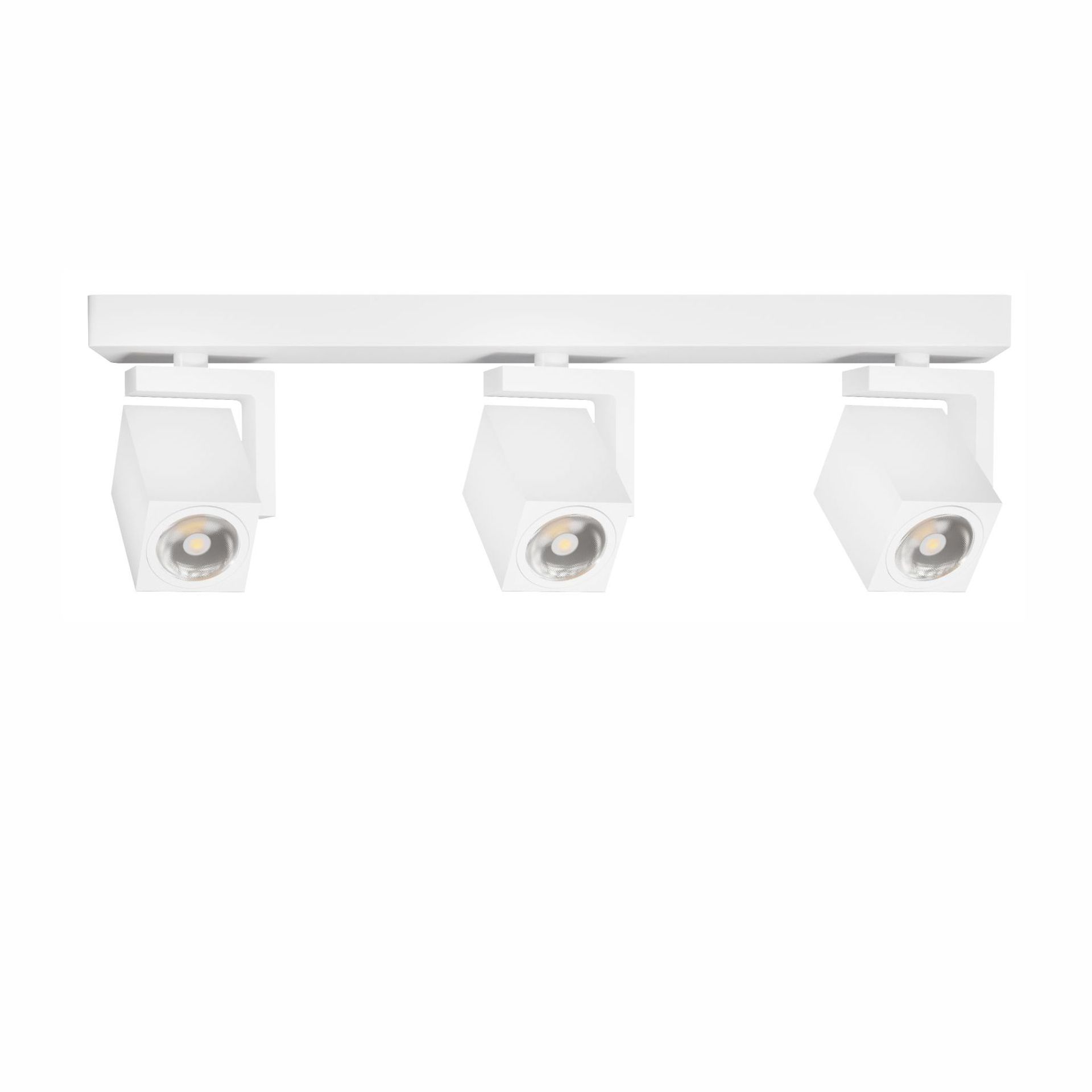 BENEITO - VOLT SQUARE 3 GU10 SUPERFICIE BLANC