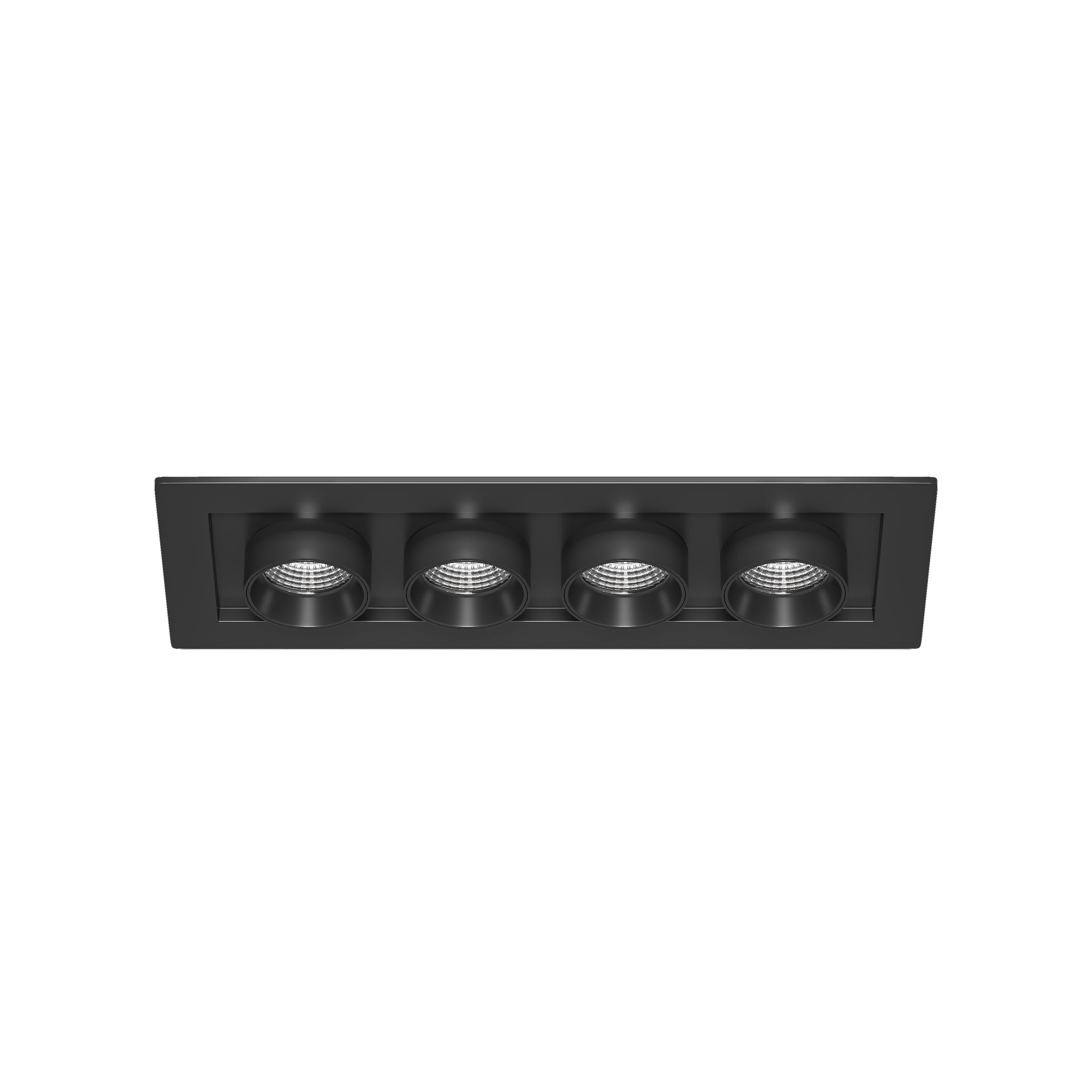 BENEITO - MINI OXO SQUARE 4 24W 42º SWITCH 2700K/3000K/4000K NEGRE