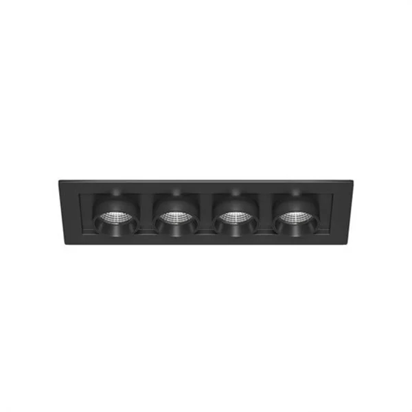BENEITO - MINI OXO SQUARE 4 24W 42º SWITCH 2700K/3000K/4000K NEGRE