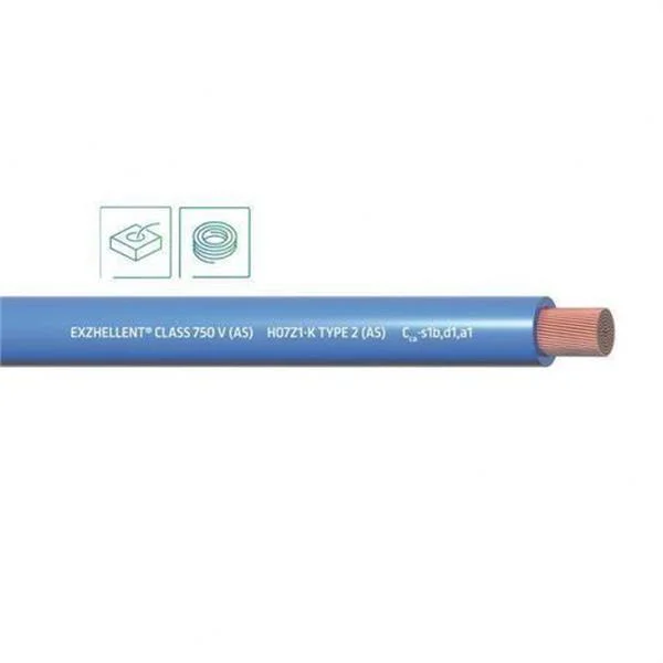 CABLE - MTS. ROTLLE LLIURE HALOG. H07Z1-K CPR BLAU 6MM