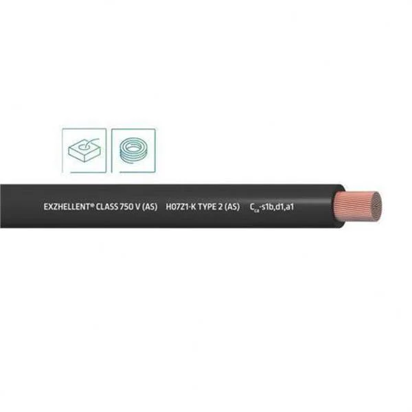 CABLE - MTS. ROTLLE LLIURE HALOG. H07Z1-K CPR NEGRE 2,5MM