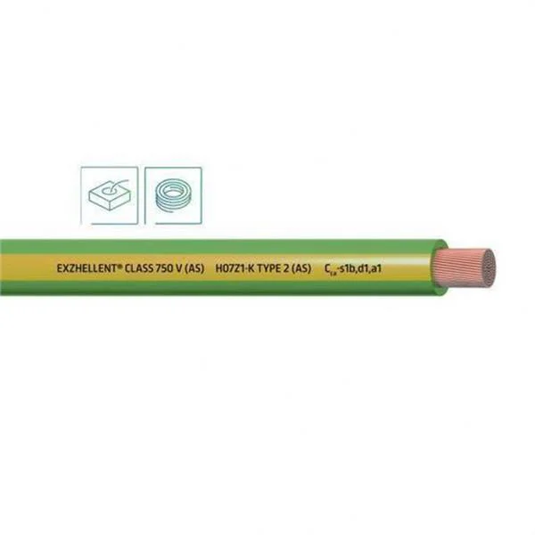CABLE - MTS. ROTLLE LLIURE HALOG. H07Z1-K CPR TERRES 6MM