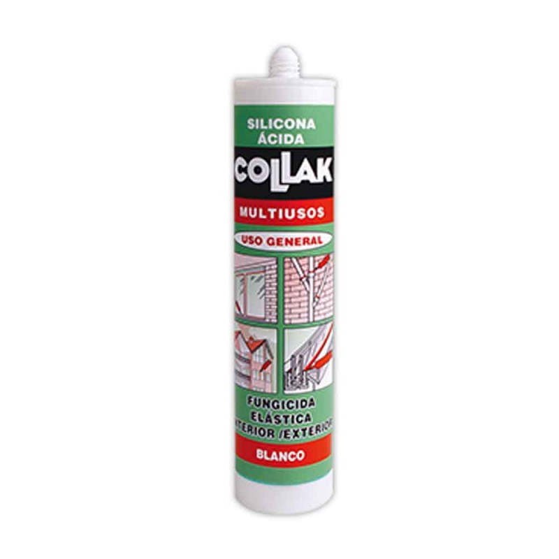 COLLAK - SILICONA UNIVERSAL TRANSLUCIDA 280ML