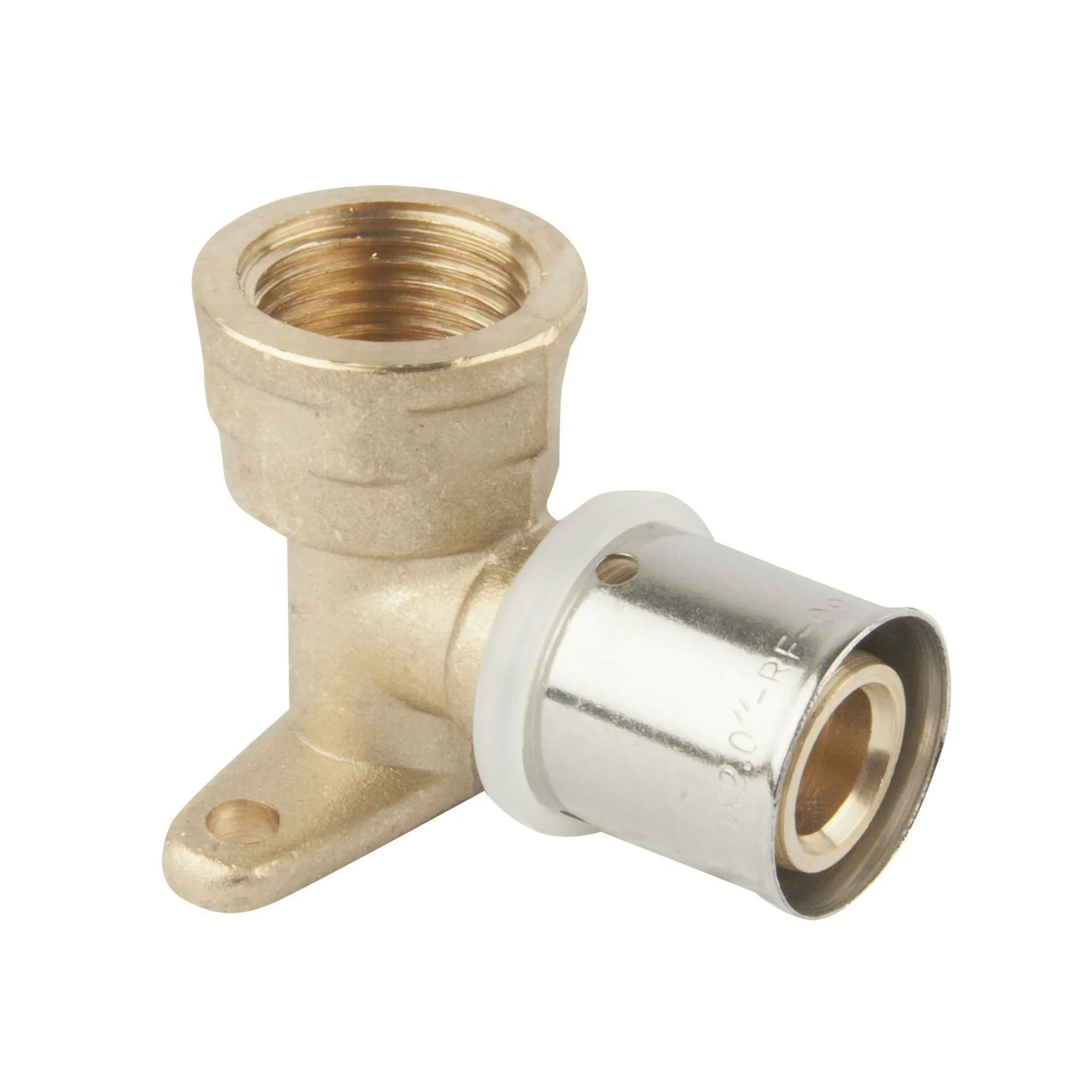 FITTING STD - MULTICAPA CODO BASE FIJACIÓN CORTA D-16X1/2"