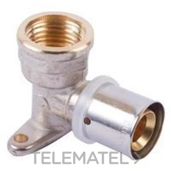 FITTING STD - MULTICAPA CODO BASE FIJACIÓN CORTA D-20(2,0)X1/2"