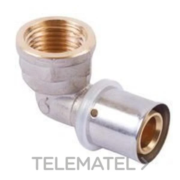 FITTING STD - MULTICAPA CODO TERMINAL D-20(2,0)X1/2"