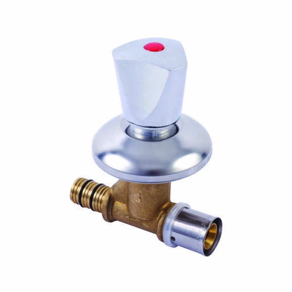 FITTING STD - MULTICAPA LLAVE DE CORTE RECTA ENCASTAR D-25 C/CONJUNTO POM